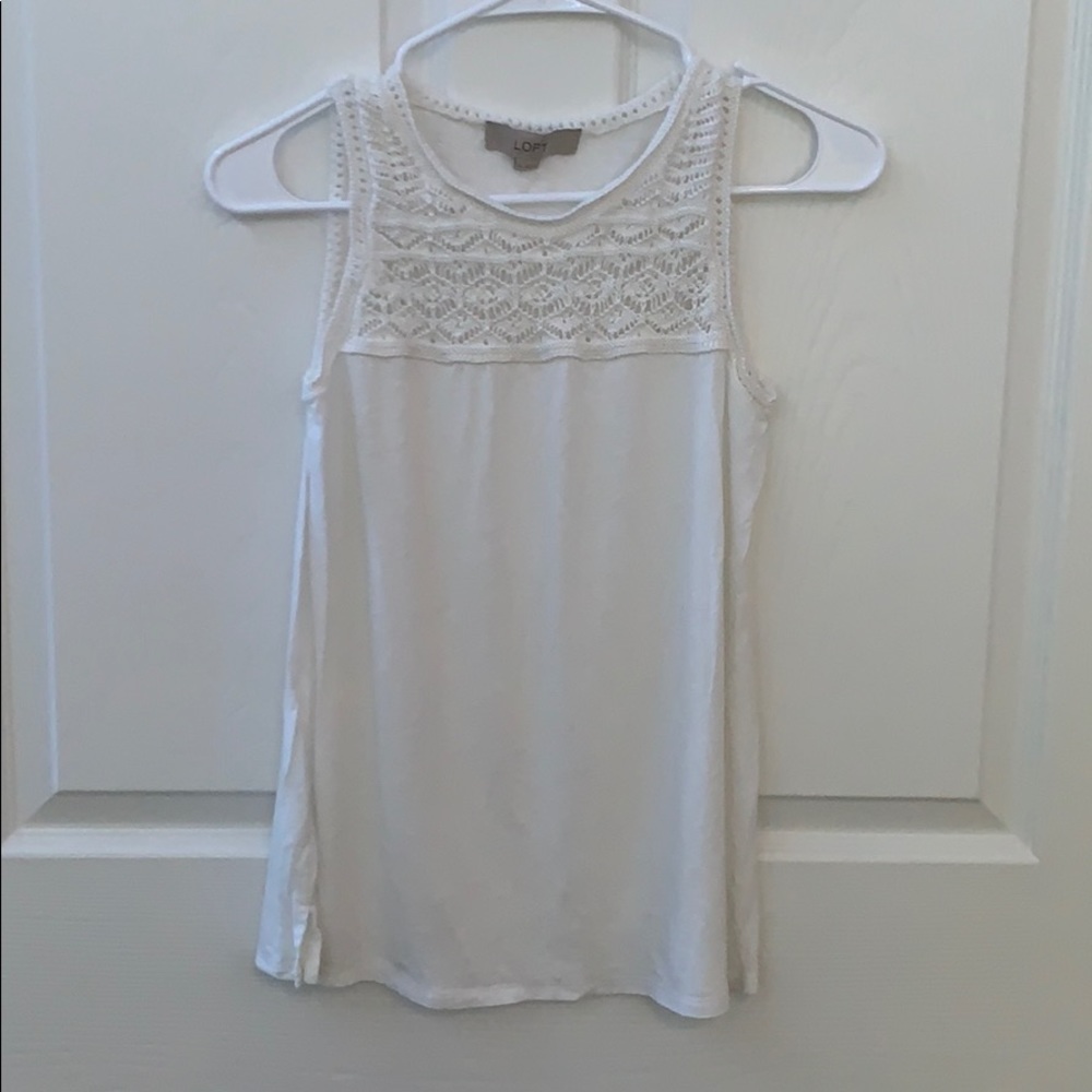 Cute LOFT Lacey Tank Top - XS